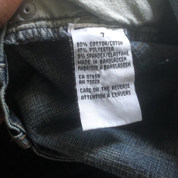 Vintage bongo authentic bell bottom jeans. Size 7 (28) - Picture 3 of 3